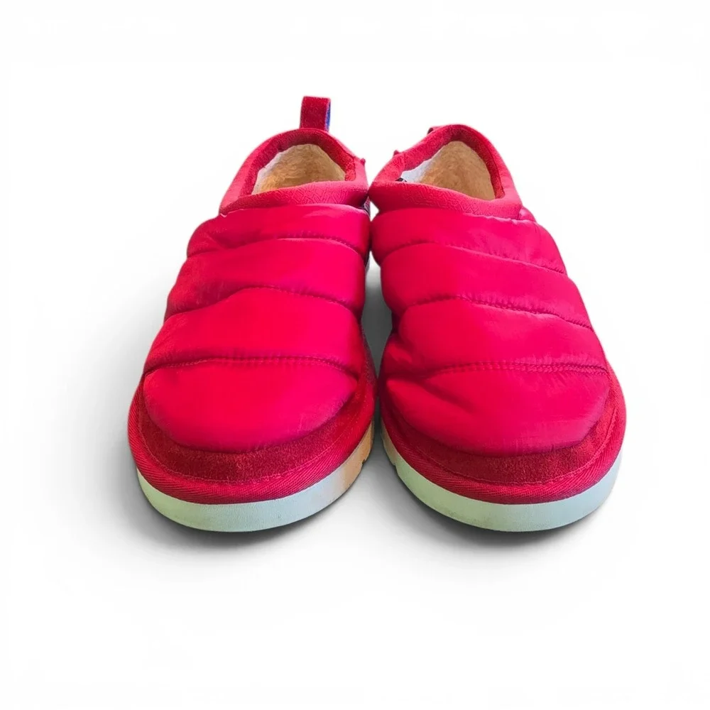 UGG Tasman LTA Red Quilted Puffer Slippers 3M Thinsulate Mens Size 11 SN 1127735